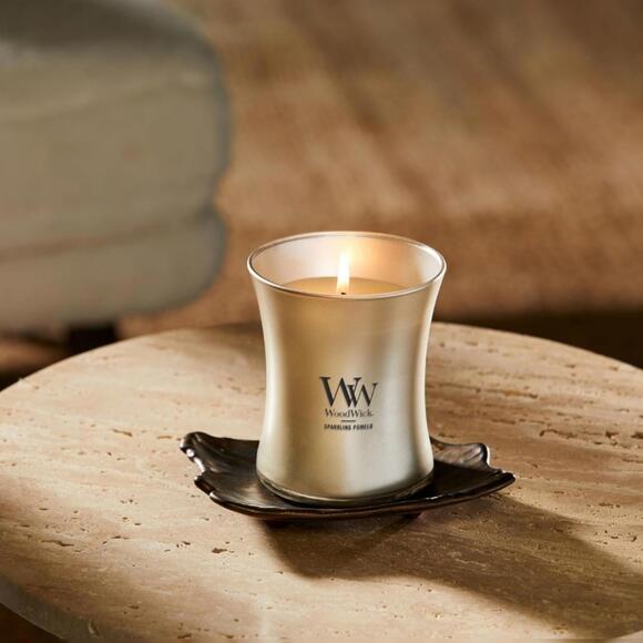WoodWick Sparkling Pomelo 9.7oz Candle Crackling Wick Precious Metals Collection - Picture 6 of 8